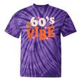 60's Vibe Retro Nostalgia Classic Mixtape Era 1960s Party Tie-Dye T-Shirts Purple Tie-Dye