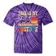 This Is My 70s Costume Vintage Nostalgia Mixtape 1970s Party Tie-Dye T-Shirts Purple Tie-Dye