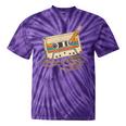 80s 90s Retro Party Costume Nostalgia Cassette Tape Pencil Tie-Dye T-Shirts Purple Tie-Dye
