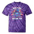 80s Arcade Kid Vintage Gamer Nostalgia Tie-Dye T-Shirts Purple Tie-Dye