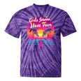80s Fashion Girls Just Wanna Have Fun 1980s Nostalgia Tie-Dye T-Shirts Purple Tie-Dye