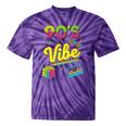 90s Nostalgia Retro Apparel 90'S Vibe Retro Premium Tri-Blend Tie-Dye T-Shirts Purple Tie-Dye