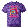 90s Rad Squad Retro Television 90s Aesthetic Nostalgia Tie-Dye T-Shirts Purple Tie-Dye
