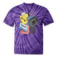 90s Retro Cassette And Walkman Nostalgia Graphic Tee Tie-Dye T-Shirts Purple Tie-Dye