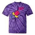 90’s Ring Retro Nostalgia Colorful Throwback Tie-Dye T-Shirts Purple Tie-Dye