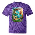 Aqua In The Skies Frutiger Aero Tie-Dye T-Shirts Purple Tie-Dye