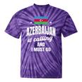 Azerbaijan Lover Saying Azeri Nostalgia Tie-Dye T-Shirts Purple Tie-Dye