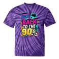 Back To The 90s Nostalgia Cassette Game Console Boombox Tie-Dye T-Shirts Purple Tie-Dye
