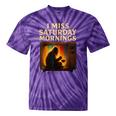 Bigfoot Saturday Morning Nostalgia Tie-Dye T-Shirts Purple Tie-Dye