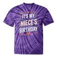 Boho Nostalgia It's My Niece's Birthday Women Kids Tie-Dye T-Shirts Purple Tie-Dye