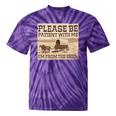 Boomer Millennial Please Be Patient I'm From The 1900s Premium Tie-Dye T-Shirts Purple Tie-Dye