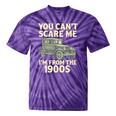 You Can't Scare Me I'm From The 1900s Retro Vintage Car Premium Tie-Dye T-Shirts Purple Tie-Dye
