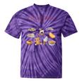 Childhood Nostalgia Good Memories Teddy Bear Ice Cream Tie-Dye T-Shirts Purple Tie-Dye