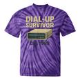 Dial Up Survivor Retro 90s Internet Nostalgia Tie-Dye T-Shirts Purple Tie-Dye
