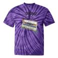 Dreams Of Music Mixtapes Retro Cassette Lifestyle Nostalgia Premium Tri-Blend Tie-Dye T-Shirts Purple Tie-Dye