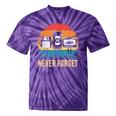Never Forget Retro 80s 90s Floppy VHS Cassette Nostalgia Tie-Dye T-Shirts Purple Tie-Dye
