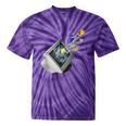 Frutiger Aero Aesthetic Tech Computer Aquarium Fishes Tie-Dye T-Shirts Purple Tie-Dye