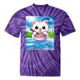 Frutiger Aero Aesthetic Tech Kawaii Ramen Cat Fishes Tie-Dye T-Shirts Purple Tie-Dye Frutiger Aero Aesthetic Tech Kawaii Ramen Cat Fishes Tie-Dye T-Shirts Purple Tie-Dye