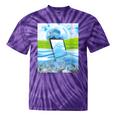 Frutiger Aero Aesthetic Tech Water Fishes Monitor Screen Tie-Dye T-Shirts Purple Tie-Dye Frutiger Aero Aesthetic Tech Water Fishes Monitor Screen Tie-Dye T-Shirts Purple Tie-Dye