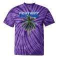 Frutiger Aero Palm Tree Y2k Aesthetic 2000s Trend Tie-Dye T-Shirts Purple Tie-Dye