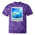 Frutiger Aero Skeuomorphism User Interface Nostalgia Tie-Dye T-Shirts Purple Tie-Dye
