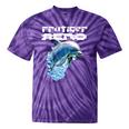 Frutiger Aero Splashy Dolphin Y2k Aesthetic Graphic Premium Tie-Dye T-Shirts Purple Tie-Dye