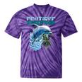 Frutiger Aero Splashy Dolphin Y2k Aesthetic Graphic Tie-Dye T-Shirts Purple Tie-Dye
