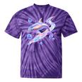 Frutiger Aero Y2K Chrome Dolphin Tie-Dye T-Shirts Purple Tie-Dye Frutiger Aero Y2K Chrome Dolphin Tie-Dye T-Shirts Purple Tie-Dye