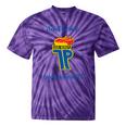 GDR Pioneer East East Nostalgia USSR Soviet Union Tie-Dye T-Shirts Purple Tie-Dye