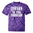 Gen X The Feral Generation Generation X Gen Xer Nostalgia Tie-Dye T-Shirts Purple Tie-Dye