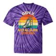 Gen X Slide Strong Generation X Gen Xer Nostalgia Tie-Dye T-Shirts Purple Tie-Dye
