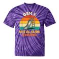 Gen X Slide Strong Generation X Gen Xer Nostalgia Tie-Dye T-Shirts Purple Tie-Dye