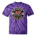 Hotrod Custom Car Automotive Nostalgia Distressed Tie-Dye T-Shirts Purple Tie-Dye