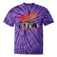 Hotrod Vintage Style Car Nostalgia Hotrod Distressed Premium Tri-Blend Tie-Dye T-Shirts Purple Tie-Dye