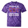 I'd Rather Be In The 80s Iconic Music Nostalgia Vintage Tie-Dye T-Shirts Purple Tie-Dye