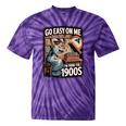 I'm From The 1900s Vinyl Record Lover For Women Premium Tie-Dye T-Shirts Purple Tie-Dye