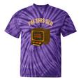 I'm This Old Please Rewind 80s 90s Nostalgia VHS VCR Tie-Dye T-Shirts Purple Tie-Dye
