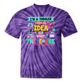 I'm A Toddler I Have No Ideas Retro Vintage 90s Nostalgia Premium Tri-Blend Tie-Dye T-Shirts Purple Tie-Dye