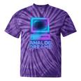 Lofi Reverie Analog Dreams Pixel 90s Desktop VHS Nostalgia Tie-Dye T-Shirts Purple Tie-Dye