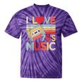 I Love 70's Music Retro Style Nostalgia Cassette 1970s Party Tie-Dye T-Shirts Purple Tie-Dye