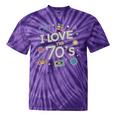 I Love The 70's Retro Nostalgia Tie-Dye T-Shirts Purple Tie-Dye