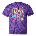 I Love The 90'S 90s Retro Nostalgia Tie-Dye T-Shirts Purple Tie-Dye
