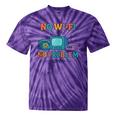 No Wi-Fi No Problem – Retro Dial Up Tech Nostalgia Tie-Dye T-Shirts Purple Tie-Dye