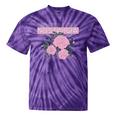 Nostalgia 80s 90s Retro Style Graphics Rose Pink Flower Tie-Dye T-Shirts Purple Tie-Dye