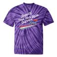 Nostalgia 80s Duck Goose Distressed Tie-Dye T-Shirts Purple Tie-Dye