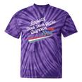 Nostalgia 80s Duck Goose Distressed Tie-Dye T-Shirts Purple Tie-Dye