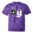 Old School Dad OG Hip Hop Head Vinyl Retro 80s90s Nostalgia Tie-Dye T-Shirts Purple Tie-Dye