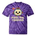 Pixel Art Pet Y2K Retro Vintage Digital Nostalgia Y2K Tech Tie-Dye T-Shirts Purple Tie-Dye
