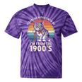 Please Be Patient With Me I'm From The 1900s Cat Premium Tie-Dye T-Shirts Purple Tie-Dye