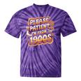 Please Be Patient I'm From The 1900s Groovy Women Premium Tie-Dye T-Shirts Purple Tie-Dye